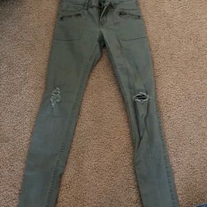 Olive Hollister Jeans